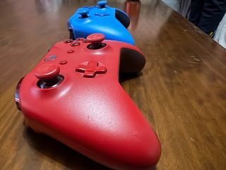 Mandos Xbox Rojo y Azul
