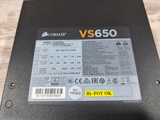 Fuente Corsair VS650M (650W)