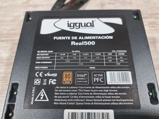 Fuente Iggual Real500 (500W)