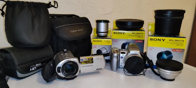 Lote Cámaras Sony y Accesorios