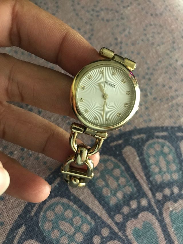 Reloj Fossil Dorado Mujer