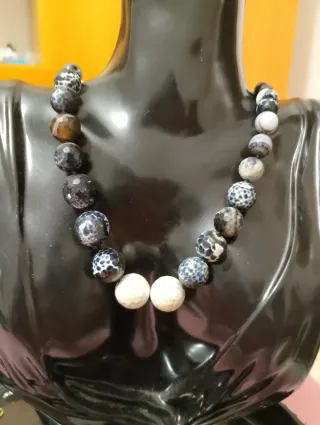 Collana Agata  Granchio blu 