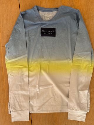 Abercrombie & Fitch Camiseta Manga Larga Degradado