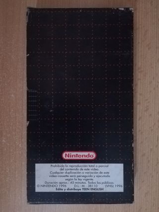 VHS Alto Riesgo Nintendo Promocional