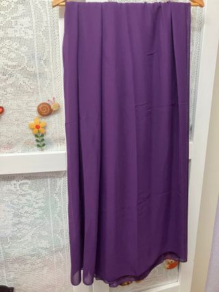 Vestido Morado Embarazo Fotografía