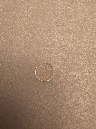 Anillo Oro 18kt Bebé Nuevo