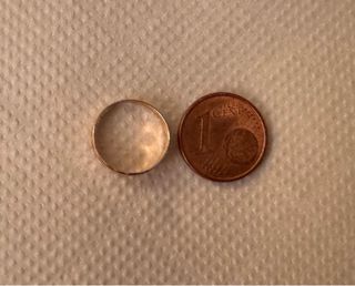 Anillo Oro 18kt Bebé Nuevo