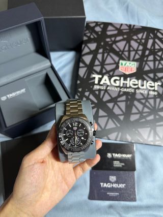 TAG Heuer Quartz Chronograph Caja y Documentación