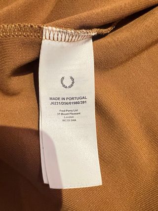 Chaqueta Fred Perry Marrón Talla M