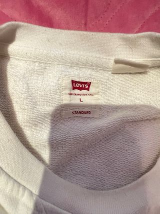 Sudadera Levi's Blanca Talla L