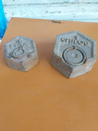 Coppia Pesi Esagonali in Ghisa