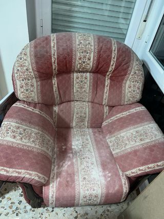 Butacón 1 plaza tela