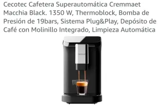 Cecotec Cafetera Superautomática Cremmaet Macchia 