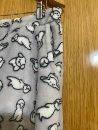 Pantalón Pijama Mujer Niña Gris Polar
