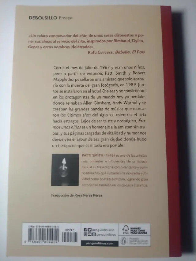 ÉRAMOS UNOS NIÑOS. PATTI SMITH. AUTOBIOGRAFÍA.