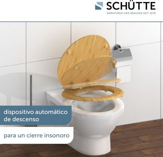 Asiento de inodoro Schütte bambú