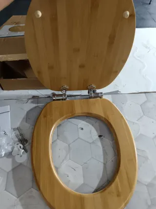 Asiento de inodoro Schütte bambú