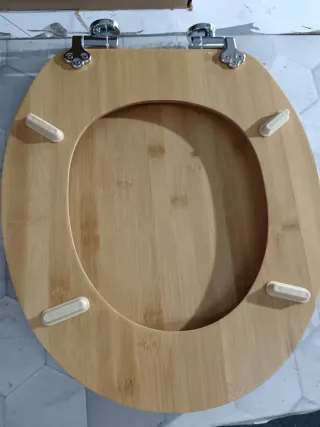 Asiento de inodoro Schütte bambú