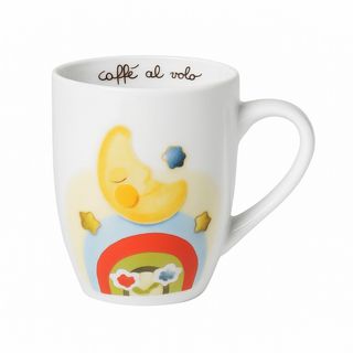 Tazza Thun Caffè al Volo Luna e Arcobaleno