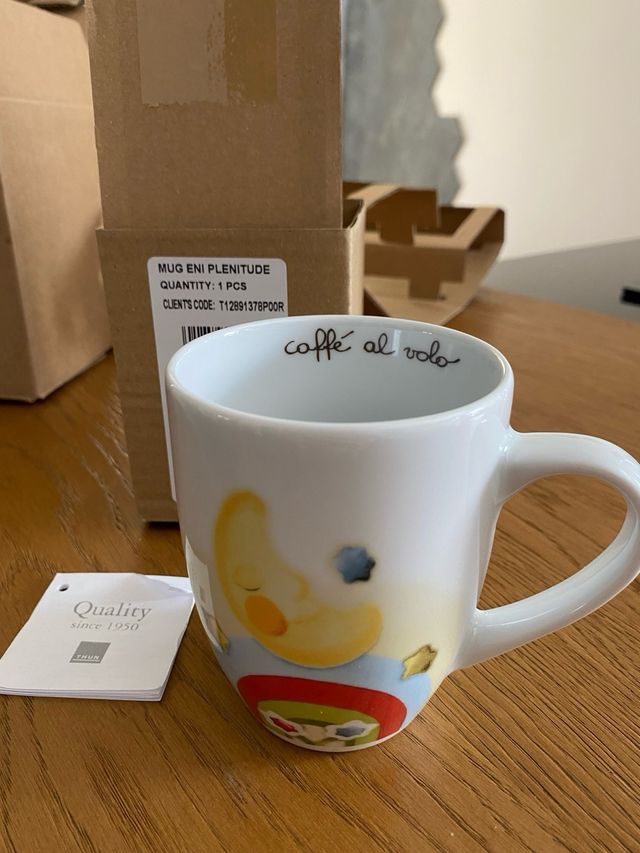 Tazza Thun Caffè al Volo Luna e Arcobaleno