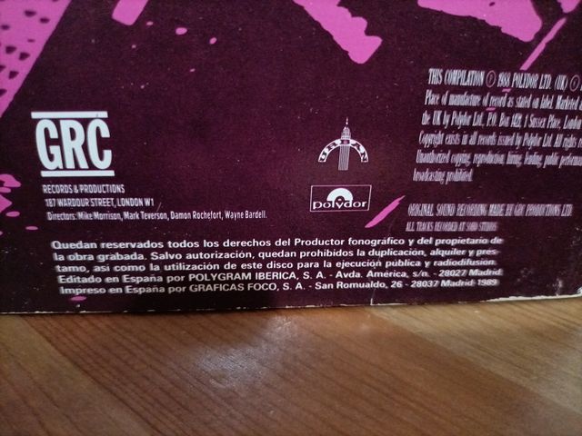 Vinilo Urban Acid Dance Electro