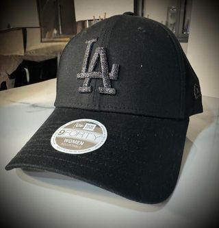 Gorra New Era LA Negra con Brillo