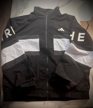 Chaqueta Adidas Negra y Blanca