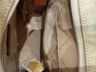 Bolso Michael Kors beige y camel