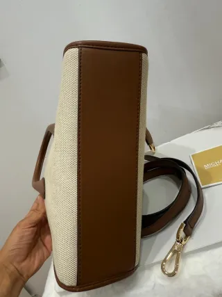 Bolso Michael Kors beige y camel