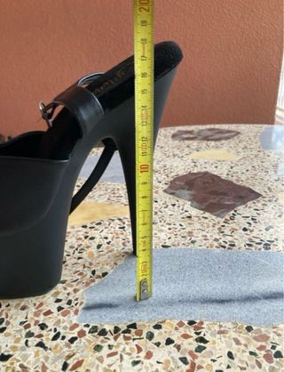 Sandalias Pleaser Negras Talla 38