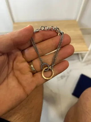 Pulsera Tommy Hilfiger Mujer Oro y Plata