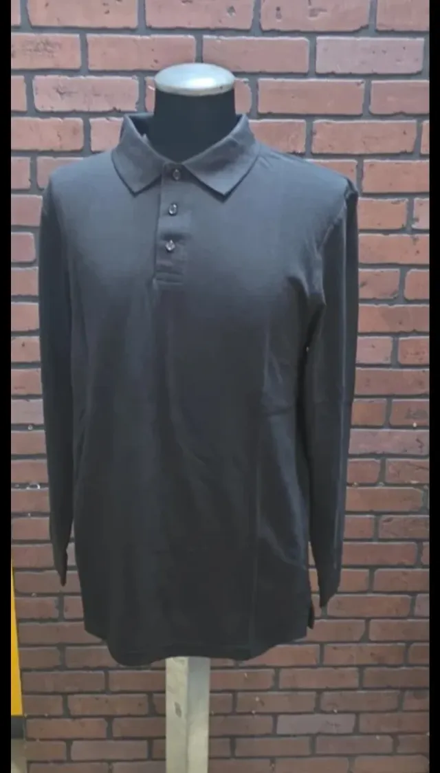 Polo uomo manica lunga taglia XXXL