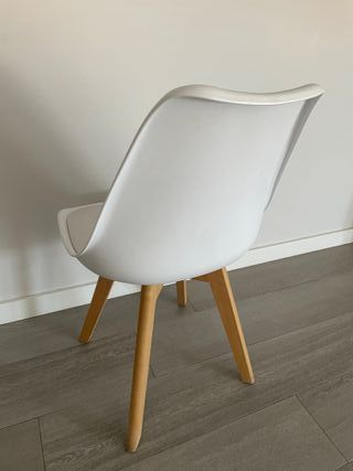 OFFERTA! Set di 4 sedie da pranzo bianche - Legno