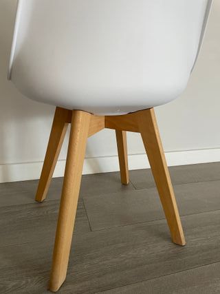 OFFERTA! Set di 4 sedie da pranzo bianche - Legno