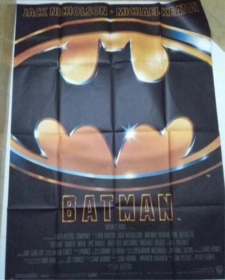 Cartel de cine Batman (1989)