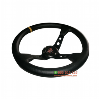 VOLANTES DEPORTIVOS WRC3 SEMIPIEL NEGRO Y BRAZOS