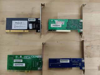 4 Schede di Rete PCI Vintage