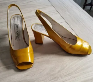 Sandalias Paco Herrero Amarillas Talla 37