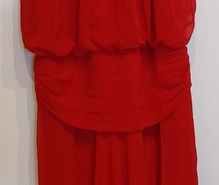 Vestido de fiesta rojo El Corte Inglés L a estrena