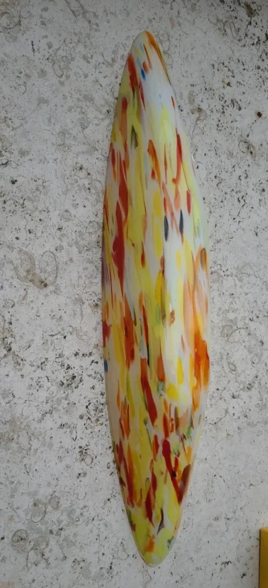 Vaso Murano Vetro Soffiato