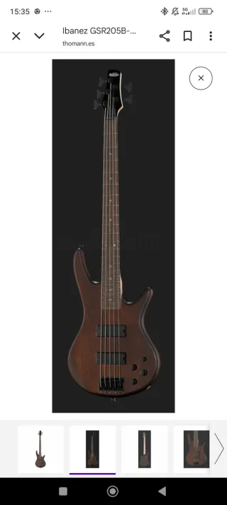Bajo Ibanez gsr205 
