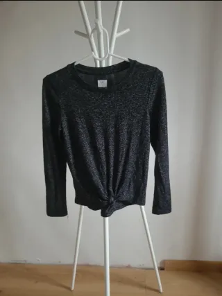 Maglia GAP nera con nodo