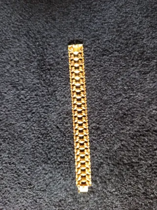 Pulsera Italiana Años 60 Dorada