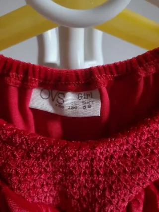 Vestito elegante bambina rosso