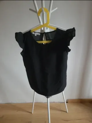 Maglia leggera bambina nera