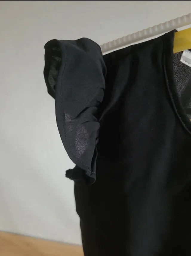 Maglia leggera bambina nera