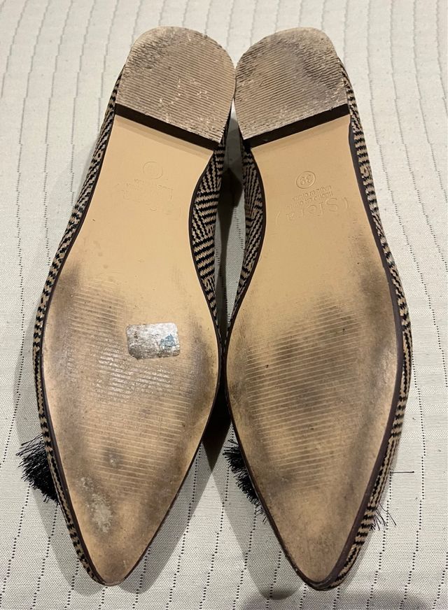 Bailarinas Sfera Beige y Negro