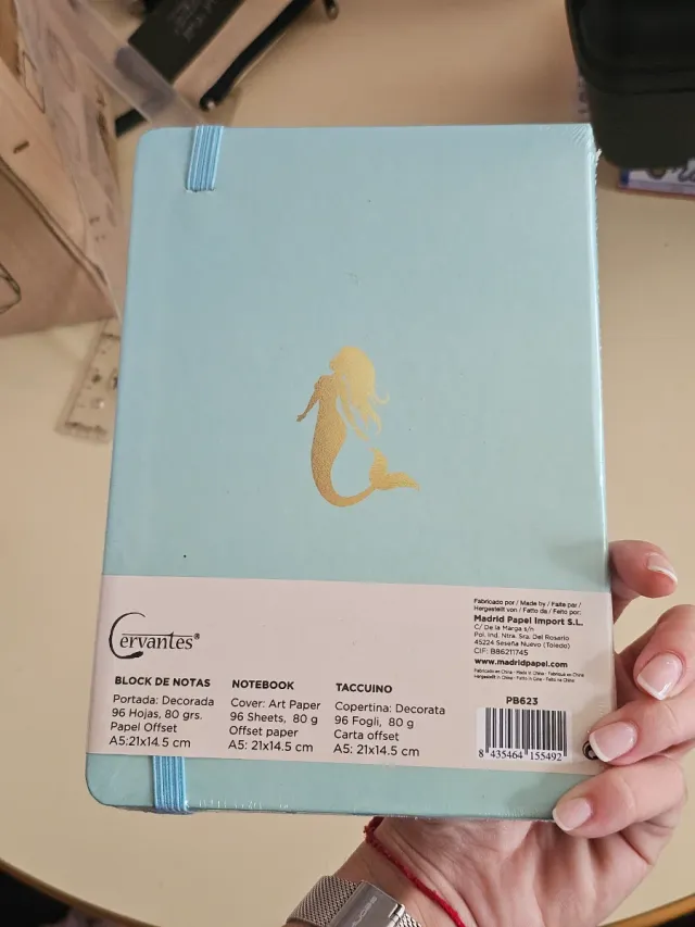 Cuaderno Cervantes Sirena Azul