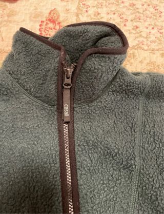 Forro polar Casall Half Zip verde oscuro