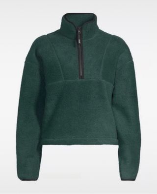 Forro polar Casall Half Zip verde oscuro